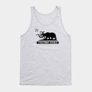 Cthulifornia Republic (Black) Tank Top